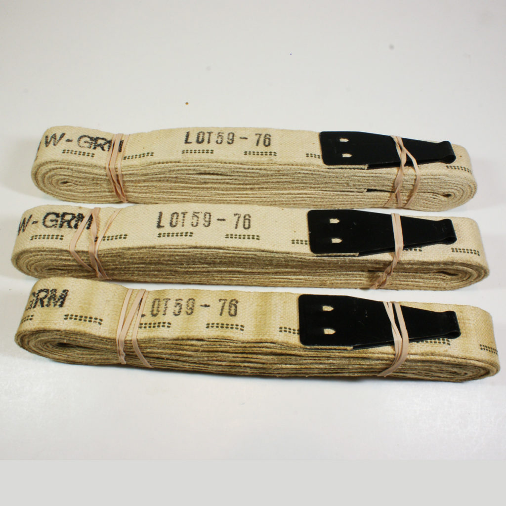 3 Cloth Machine Gun Belts The War Store and More Military Antiques & Firearms, LLC