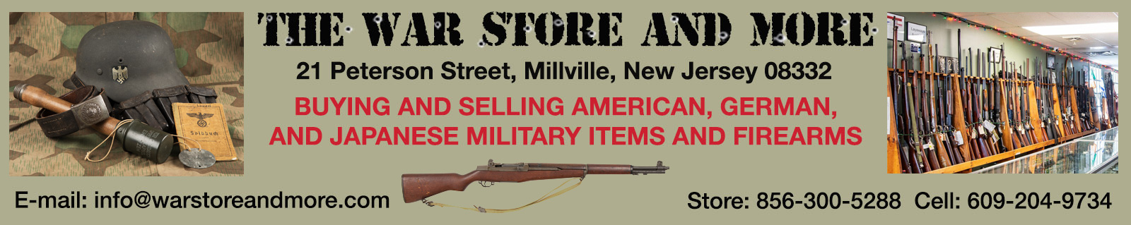 The War Store and More – Military Antiques & Firearms, LLC