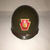 World War II Helmet Liner with Regimental Markings