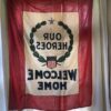 World War I era "Welcome Home" Flag - Image 2