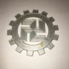 World War II era German D.A.F. Aluminum Cogwheel Plate-Sign - Image 2