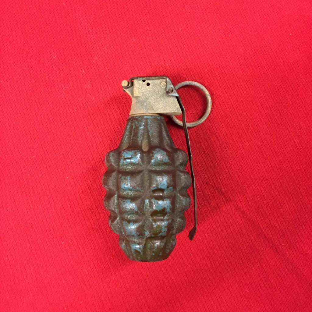 PostWorld War II era RFX Trainer Pineapple Grenade The War Store and More Military Antiques