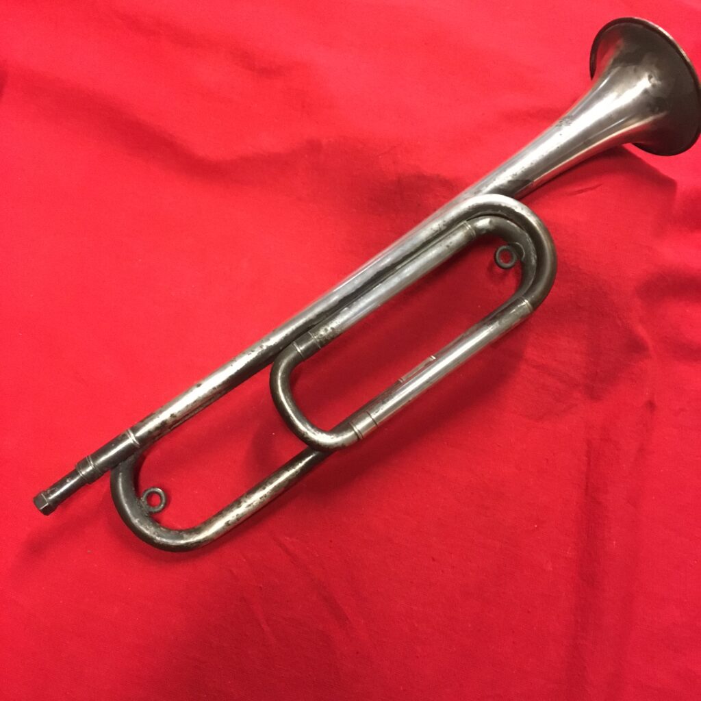 World War II era American Sterling Silver Bugle The War Store and