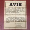 RARE World War II French-German Poster Warning Against Aiding Downed Pilots / Airborne Infantry