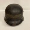 World War II era German M40 "Luftschutz" Civil Defense Helmet in Black - Image 2