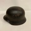 World War II era German M40 "Luftschutz" Civil Defense Helmet in Black - Image 3