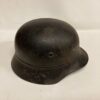World War II era German M40 "Luftschutz" Civil Defense Helmet in Black - Image 5